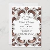 Elegante barokbrunch & bubbels kaart (Voorkant)