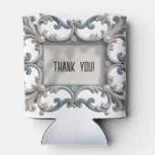 Elegante Barokke Baby Boy Douche gunst Blikjeskoeler (Achterkant)