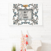 Elegante Barokke Baby Boy Douche Spandoek (Insitu)