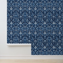 Elegante barokke bloemenbehang op maat