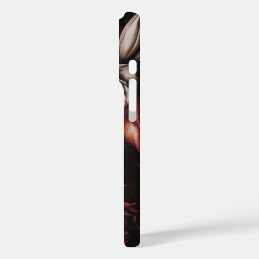 Elegante  barokke bloemenquote Case-Mate iPhone case (Achterkant / Links)