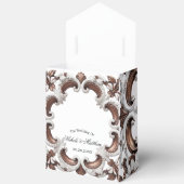 Elegante barokke bruiloft bedankdoosjes (Open)