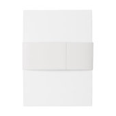 Elegante barokke Chinoiserie Vintage bruiloft Uitnodigingen Wikkel (Achterkant Voorbeeld)