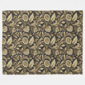 Elegante barokke deken in gouden en zwarte tinten (Voorkant (Horizontaal))