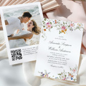 Elegante barokke Franse tuin bloemenbruiloft Kaart