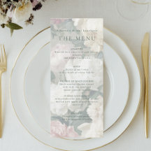 Elegante barokke pastelbloemen bruiloft
