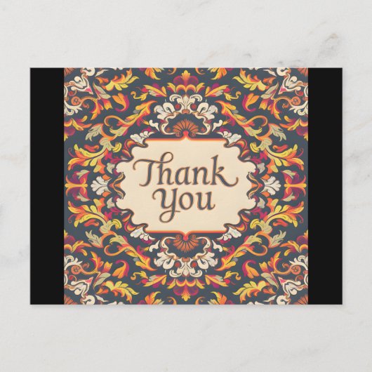  elegante barokstijl briefkaart (Voorkant)