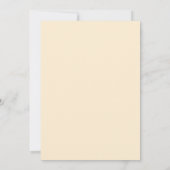 "Elegante barokstijl hoekrandontwerp Kaart (Achterkant)
