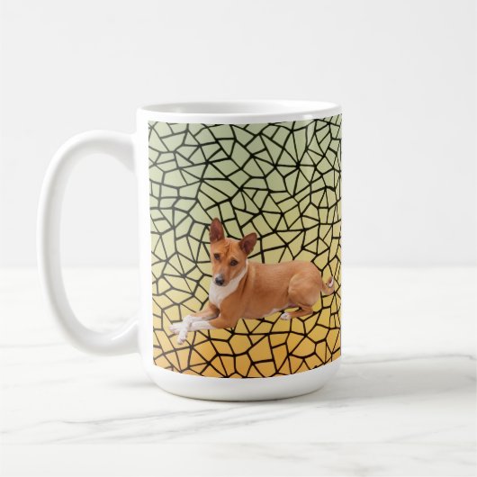 Elegante Basenji-hond Koffiemok (Links)