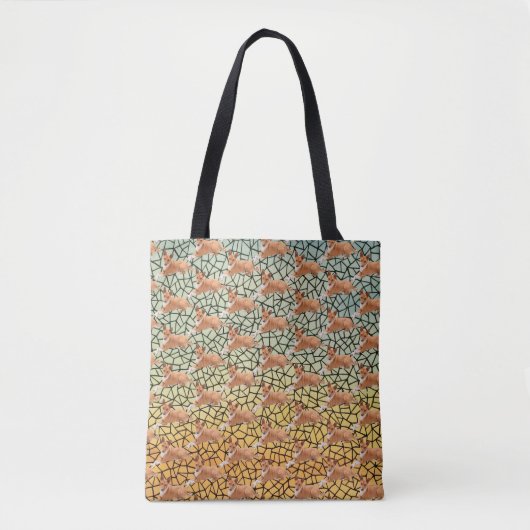 Elegante Basenji-hond Tote Bag (Voorkant)