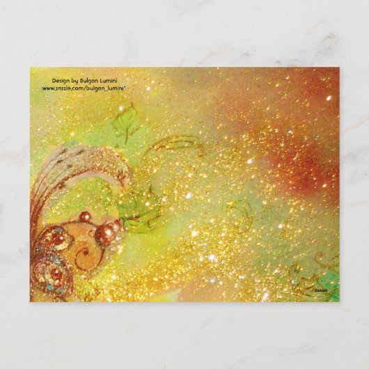 ELEGANTE BASKET, KIKENS, VLOEREN EN EENVOUDIGE EIE FEESTDAGENKAART (Achterkant)