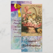 ELEGANTE BASKET, KIKENS, VLOEREN EN EENVOUDIGE EIE KAART (Voorkant / Achterkant)