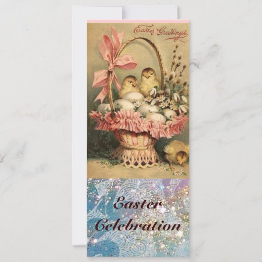 ELEGANTE BASKET, KIKENS, VLOEREN EN EENVOUDIGE EIE KAART (Voorkant)