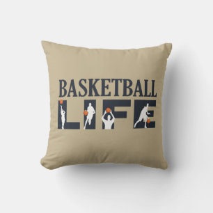 Elegante basketballers kussen
