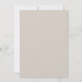 Elegante Be werkbare Crème Kweek Parel Bruidsdouch Kaart (Achterkant)
