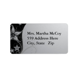 Elegante Beach Starfish & Stargazer Lilly Labels