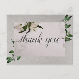 Elegante bedankkaart briefkaart