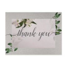 Elegante bedankkaart