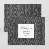 Elegante Bedankkaart voor een Marokkaanse Bruiloft Briefkaart (Voorkant / Achterkant)