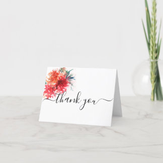 Elegante bedankkaarten - Modern Script Design Bedankkaart