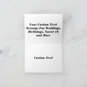 Elegante bedankkaarten - Modern Script Design Bedankkaart (Binnen)