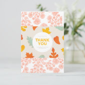 "Elegante bedankkaarten net gemaakt voor u." Bedankkaart (Staand voorkant)