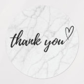 Elegante Bedankt Sticker - Kleine Zakelijke Verpak (Design 2)