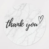 Elegante Bedankt Sticker - Kleine Zakelijke Verpak (Design 1)