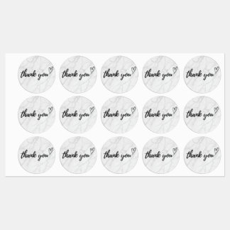 Elegante Bedankt Sticker - Kleine Zakelijke Verpak