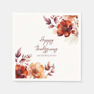 Elegante Bedrijf Thanksgiving Partij Servet