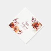 Elegante Bedrijf Thanksgiving Partij Servet (Hoek)