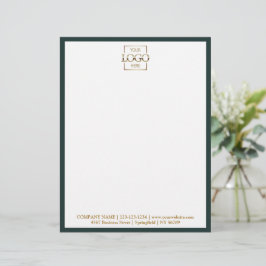 Elegante Bedrijfslogo Branding voor Zakelijke Doel Briefhoofd