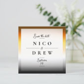 Elegante Beer Trots Huwelijk  Save The Date (Staand voorkant)