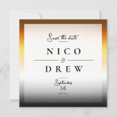 Elegante Beer Trots Huwelijk  Save The Date (Voorkant)