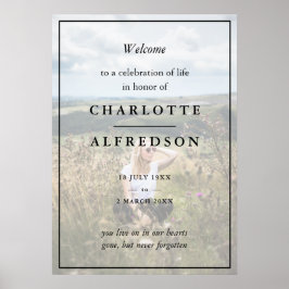 Elegante begrafenis | Chique herdenkingsdienst fot Poster