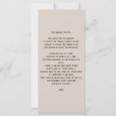 Elegante begrafenis herdenkingsdienst Bladwijzer K (Achterkant)