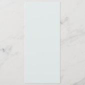 Elegante Beige Bloemen Menu (Achterkant)