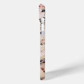 elegante  beige bloemeniPhone 6 hoesje (Achterkant / Links)