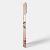 elegante  beige bloemeniPhone 6 hoesje (Achterkant / Rechts)