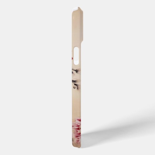 elegante  beige bloemeniPhone 6 hoesje (Achterkant / Rechts)