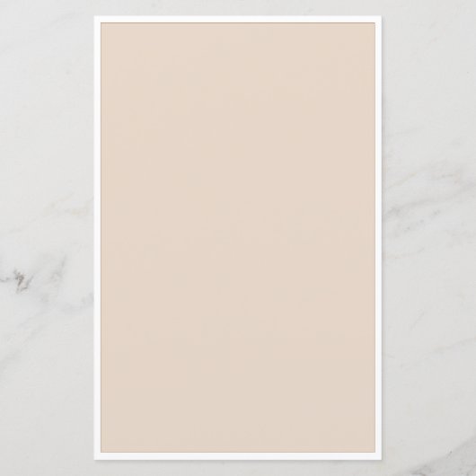 Elegante Beige Bordered Foto huwelijksprogramma's (Achterkant)