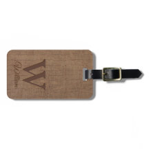 Elegante Beige Bruine Koeienleder Textuur Monogram