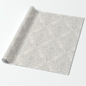 Elegante Beige Cadeaupapier (Uitgerold)