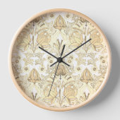 Elegante  Beige Cream White Flowers (Voorkant)