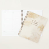 Elegante Beige Gouden Waterverf | Business Planner (Display)