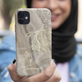 Elegante Beige iPhone 15 Case