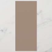 Elegante Beige Menutemplate Menu (Achterkant)