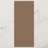 Elegante Beige Menutemplate Menu (Achterkant)