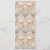 Elegante Beige Minimalistische Menu (Achterkant)