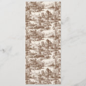 Elegante Beige Minimalistische Menu (Achterkant)